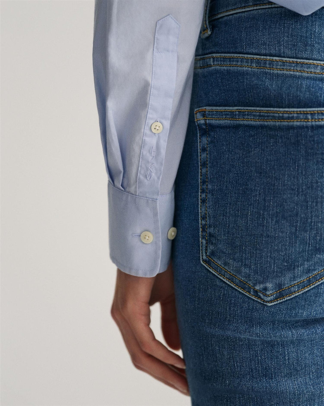 Relaxed Fit Poplin Shirt Light Blue | Skjorter og bluser | Smuk - Dameklær på nett