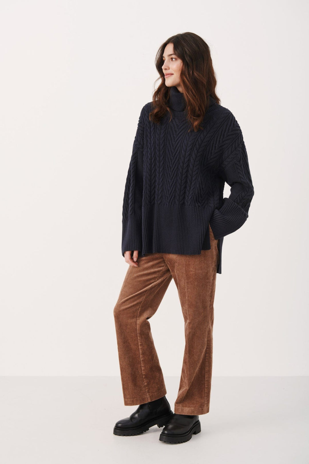 Rennahpw Pullover Dark Navy | Genser | Smuk - Dameklær på nett