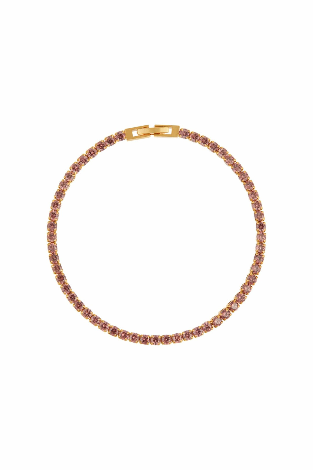 Rhodolite Tennis Bracelet Pale Gold | Accessories | Smuk - Dameklær på nett