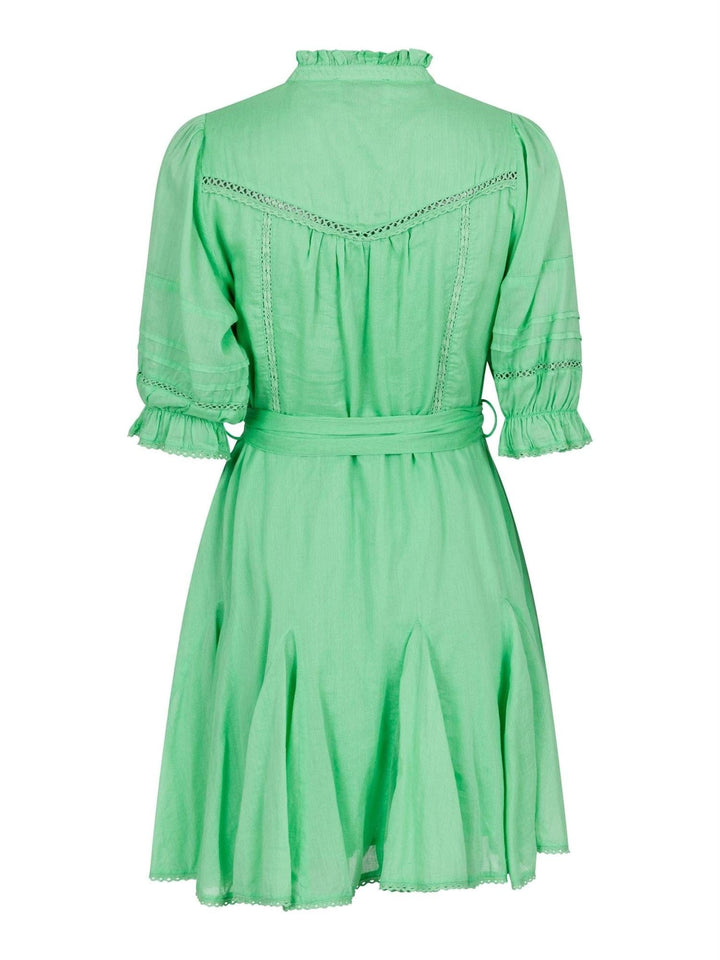 Rigitta S Voile Dress Apple Green | Kjoler | Smuk - Dameklær på nett