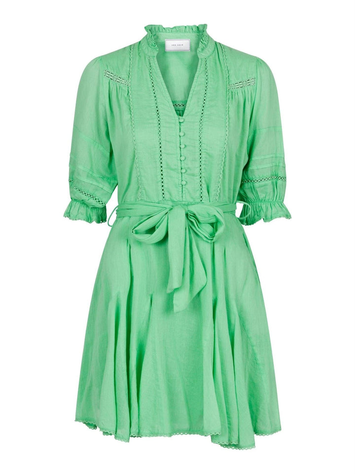 Rigitta S Voile Dress Apple Green | Kjoler | Smuk - Dameklær på nett