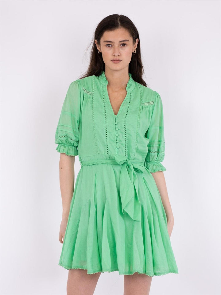 Rigitta S Voile Dress Apple Green | Kjoler | Smuk - Dameklær på nett