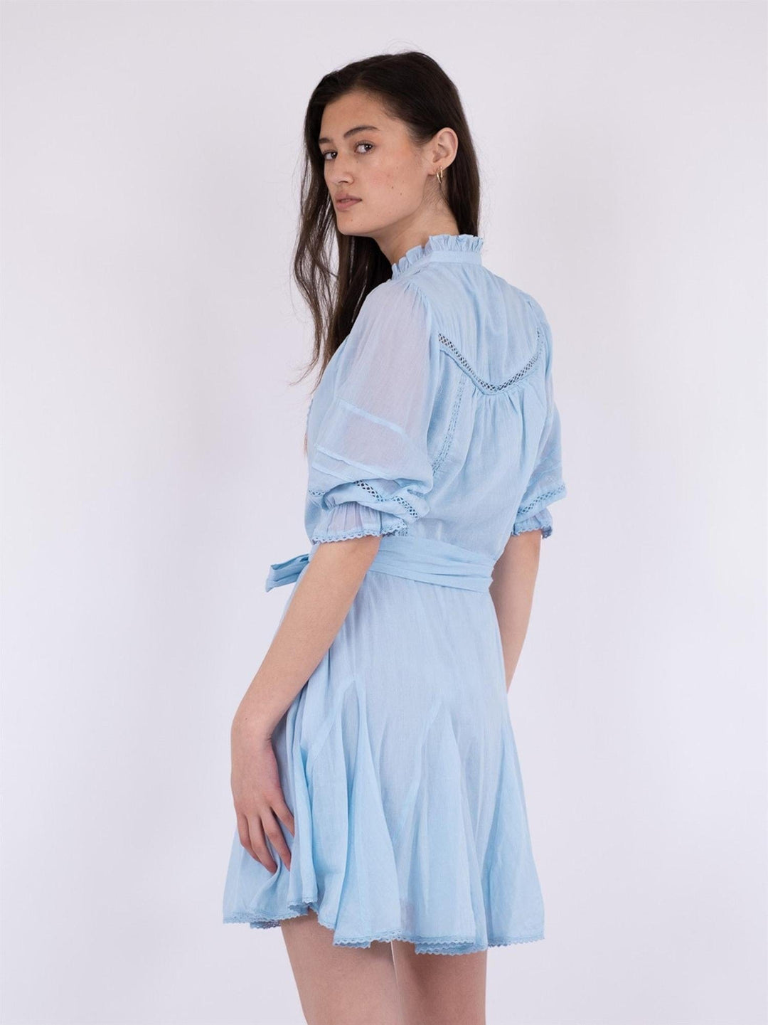 Rigitta S Voile Dress Light Blue | Kjoler | Smuk - Dameklær på nett
