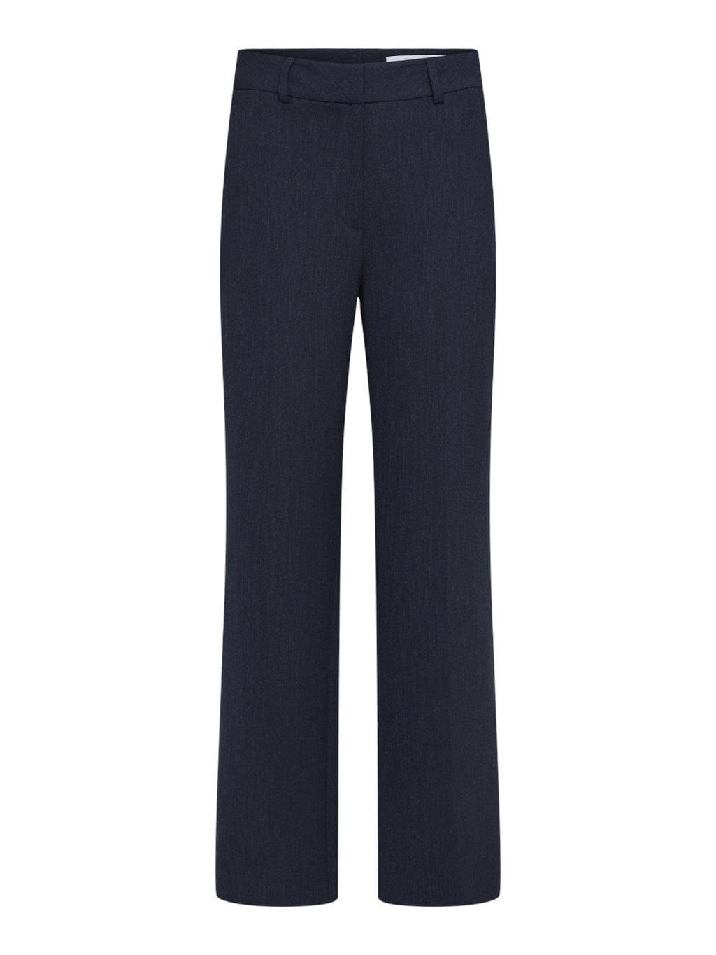 Rita Mw Wide Pant Dark Sapphire Melange | Bukser | Smuk - Dameklær på nett