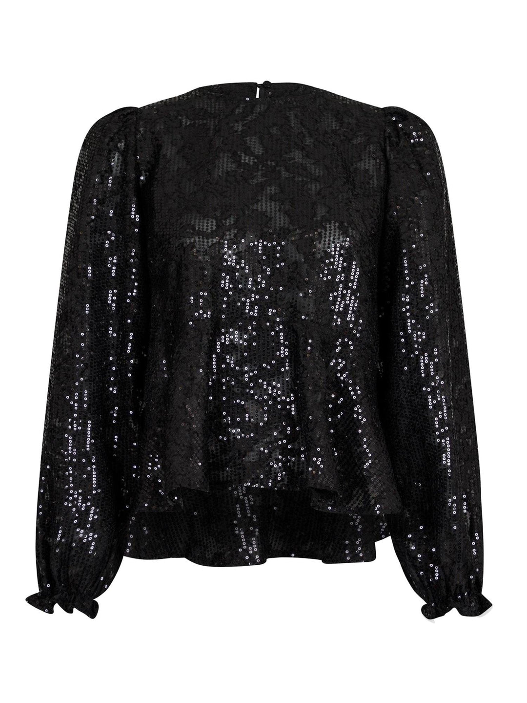 Rizzo Sequins Blouse Black | Skjorter og bluser | Smuk - Dameklær på nett