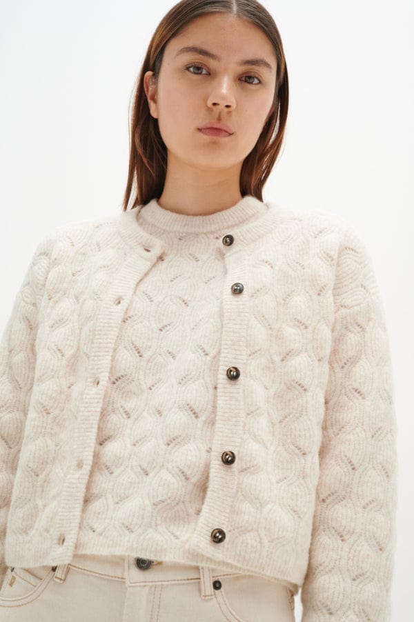 Rodasiw Cardigan French Oak Melange | Genser | Smuk - Dameklær på nett