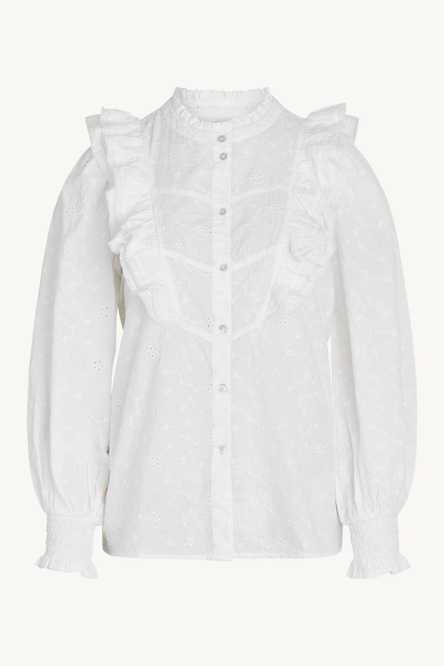 Rosalil - Bluse White | Skjorter og bluser | Smuk - Dameklær på nett