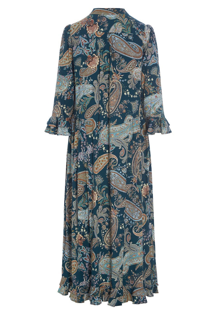 Rosanna (V) Dress Paisley Pine | Kjoler | Smuk - Dameklær på nett