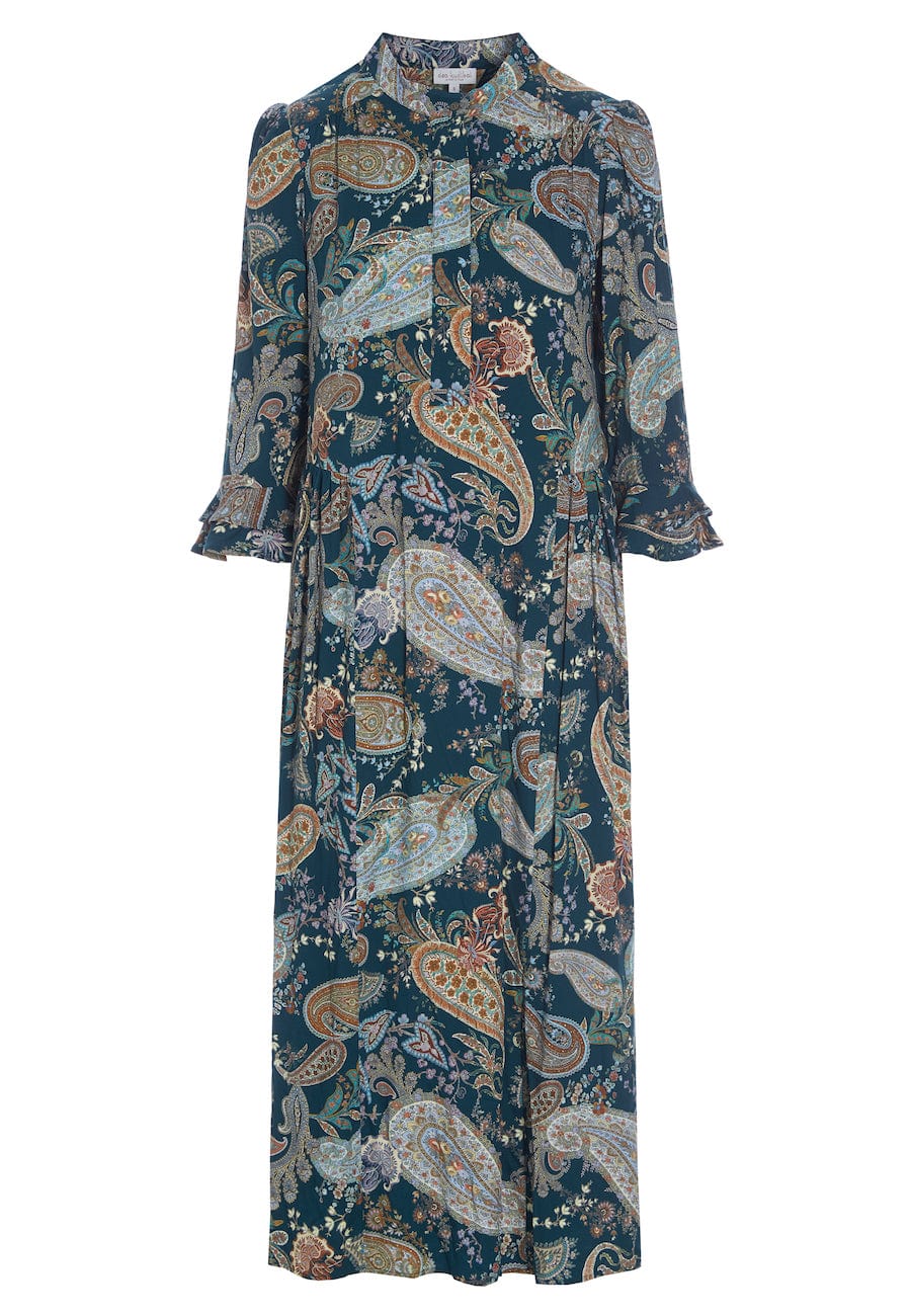 Rosanna (V) Dress Paisley Pine | Kjoler | Smuk - Dameklær på nett