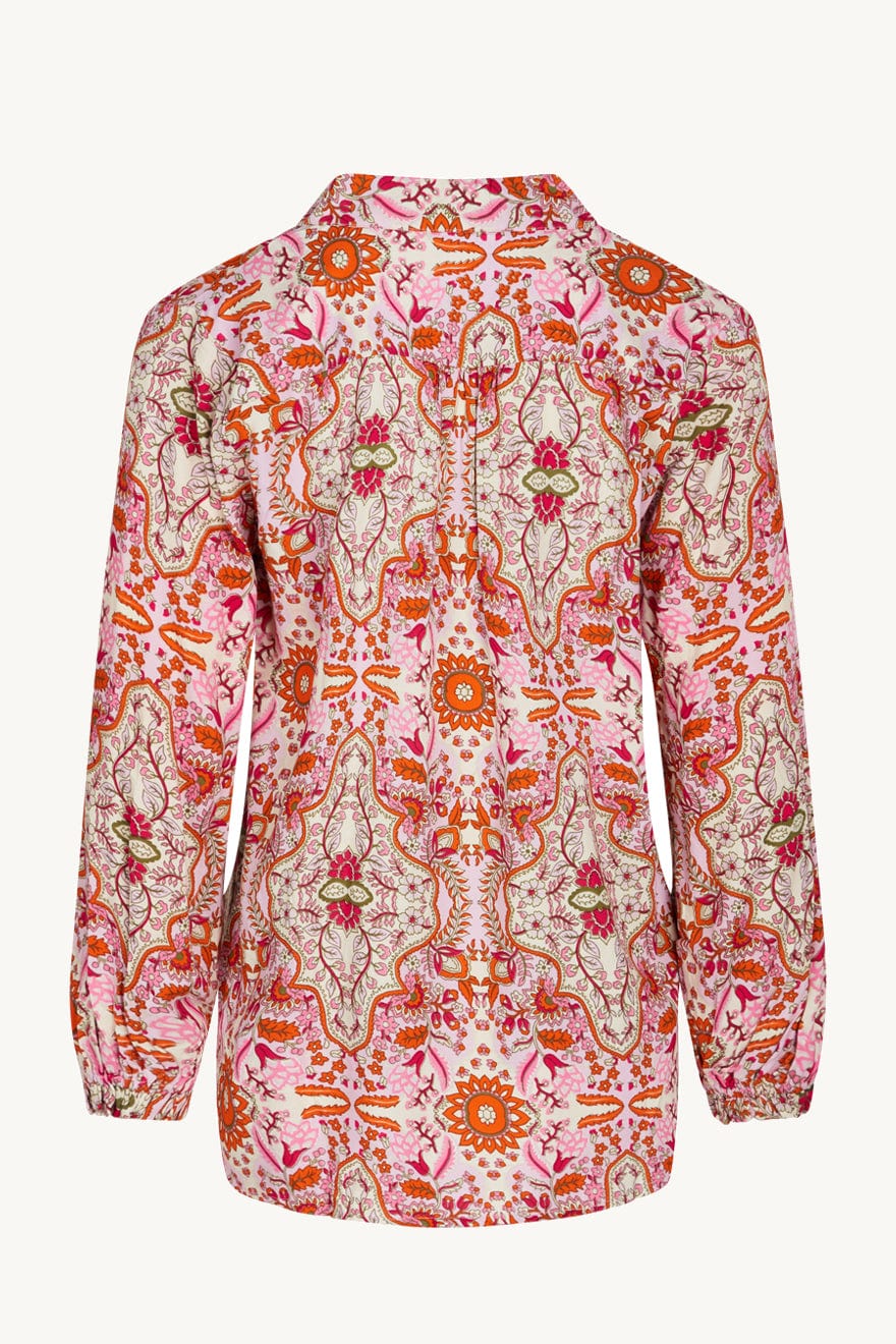 Rosemarie- Bluse Hot Orange | Skjorter og bluser | Smuk - Dameklær på nett