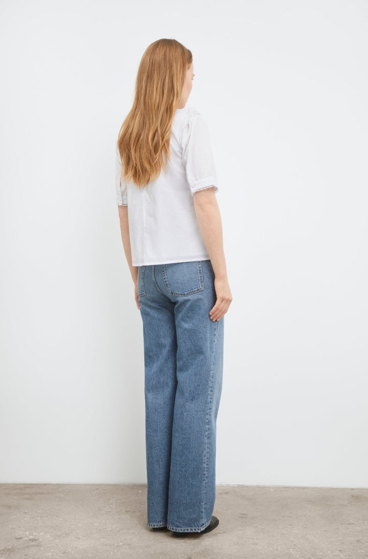 Rosia Blouse White | Skjorter og bluser | Smuk - Dameklær på nett