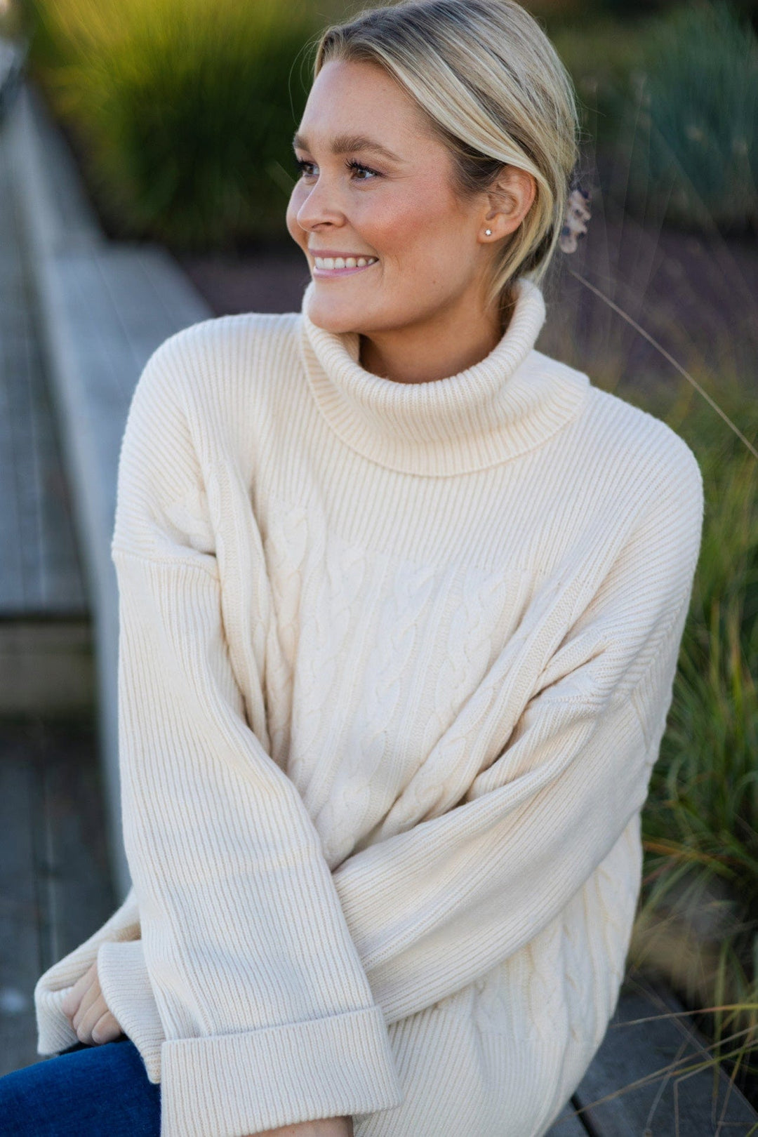 Rosidapw Pullover - Whitecap Gray | Genser | Smuk - Dameklær på nett