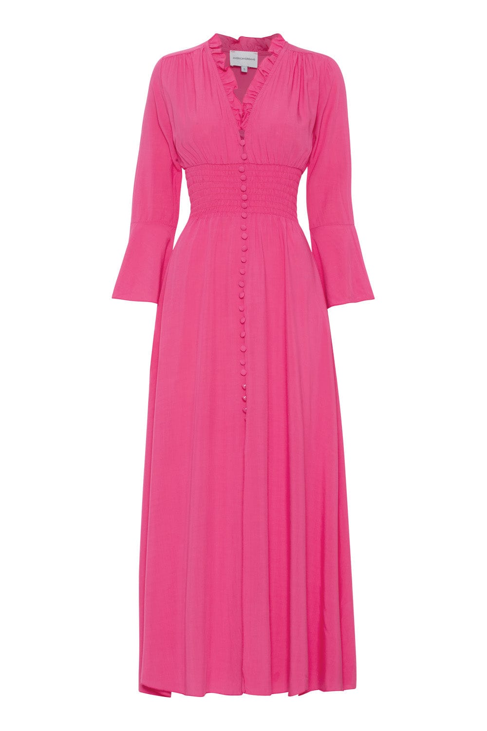 Sally Long Dress Pink Solid | Kjoler | Smuk - Dameklær på nett