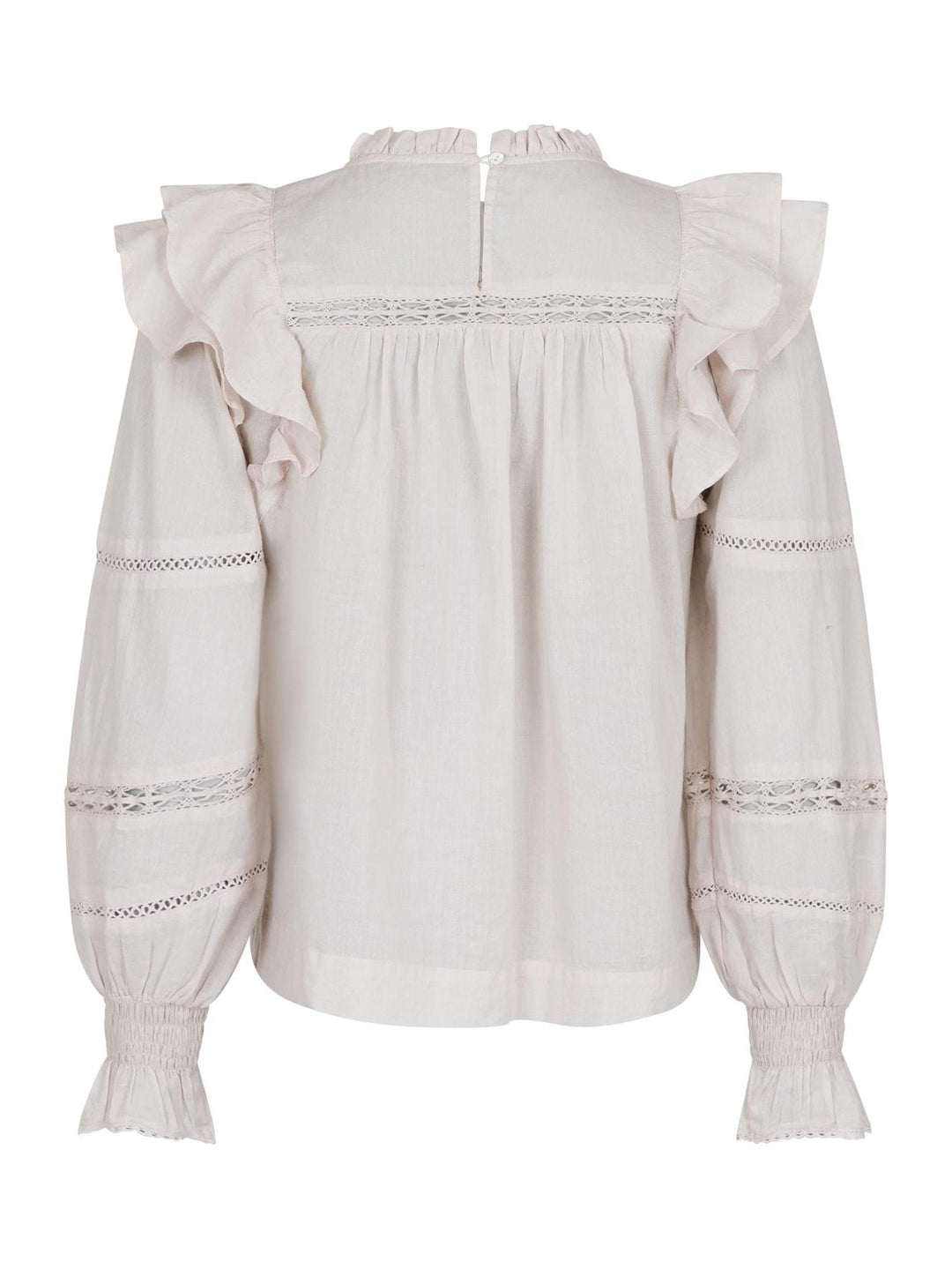 Sarna S Voile Blouse Ivory | Skjorter og bluser | Smuk - Dameklær på nett
