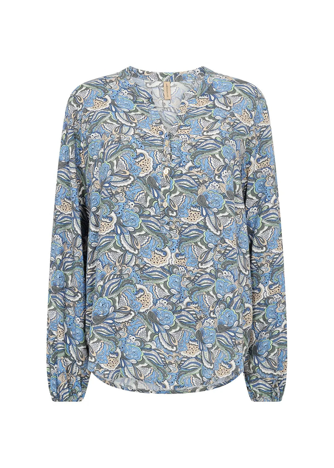Sc-Adine 1 Crystal Blue Combi | Skjorter og bluser | Smuk - Dameklær på nett