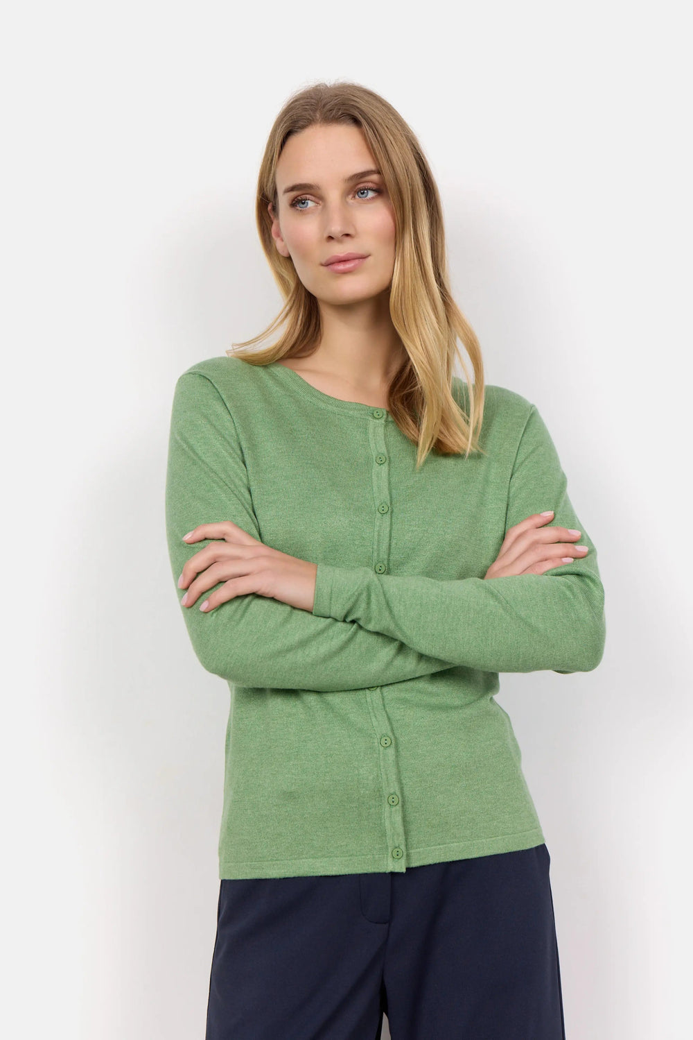 Sc-Dollie 446 Green Melange | Genser | Smuk - Dameklær på nett
