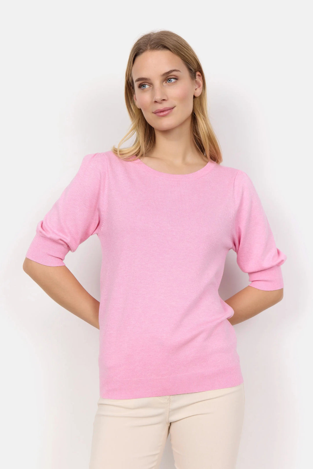 Sc-Dollie 753 Pink Melange | Genser | Smuk - Dameklær på nett