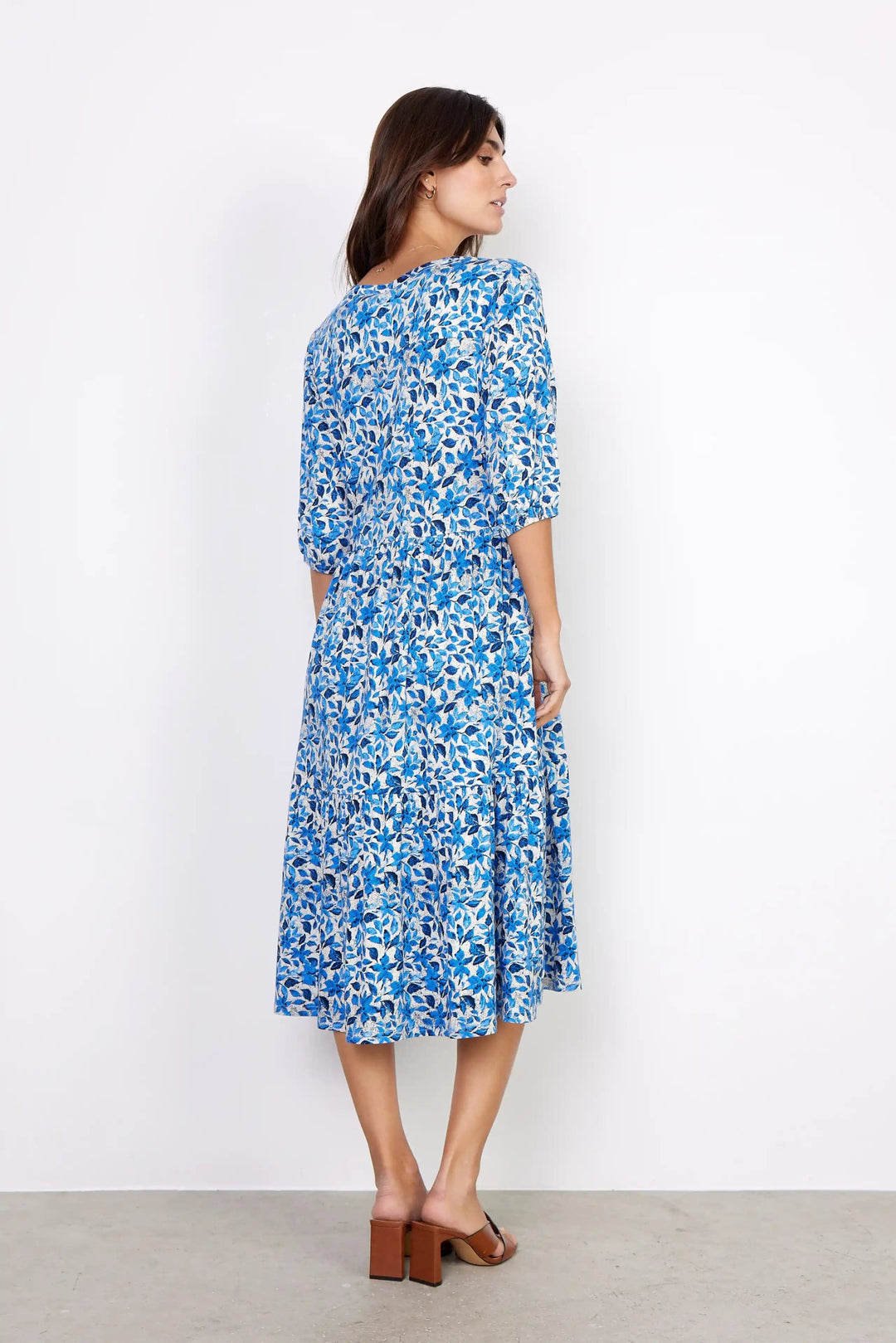 Sc-Felicity Aop 427 Bright Blue Combi | Skjørt | Smuk - Dameklær på nett