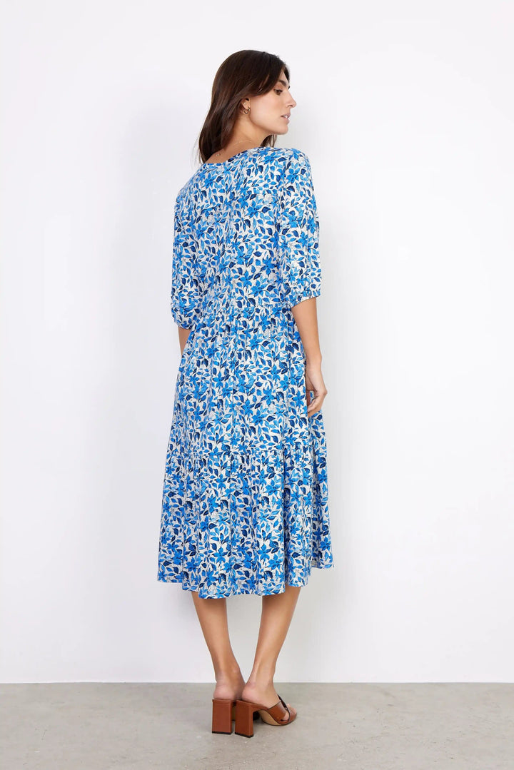 Sc-Felicity Aop 427 Bright Blue Combi | Skjørt | Smuk - Dameklær på nett