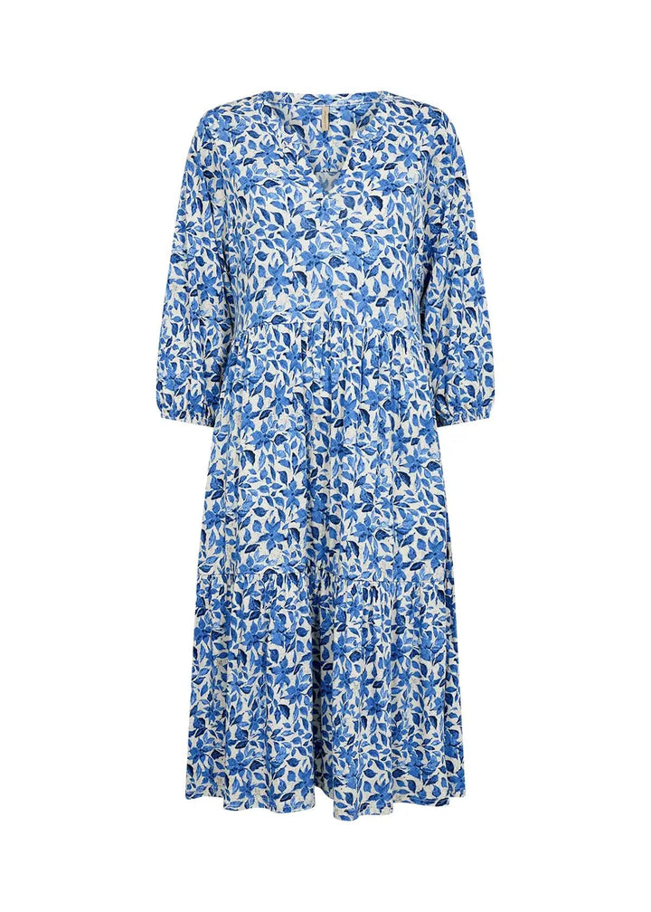 Sc-Felicity Aop 427 Bright Blue Combi | Skjørt | Smuk - Dameklær på nett