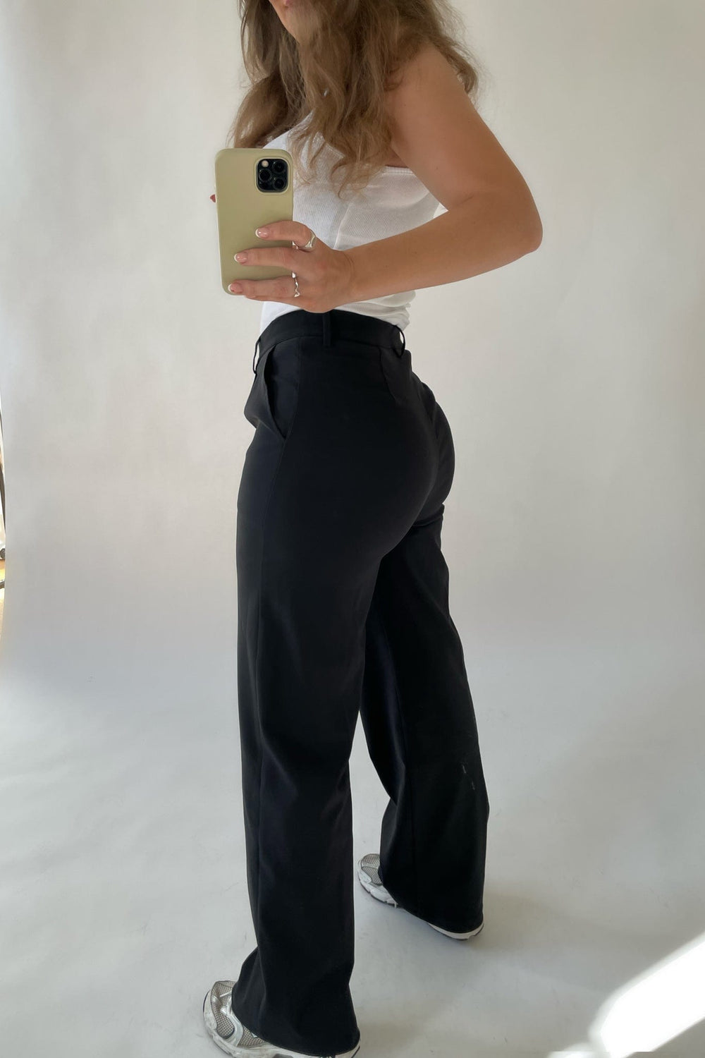 Selma Wide Pants Black | Bukser | Smuk - Dameklær på nett
