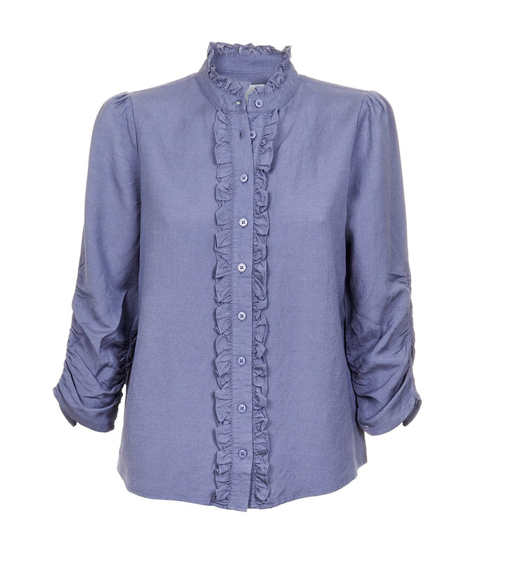 Shaded Blue Blouse | Skjorter og bluser | Smuk - Dameklær på nett