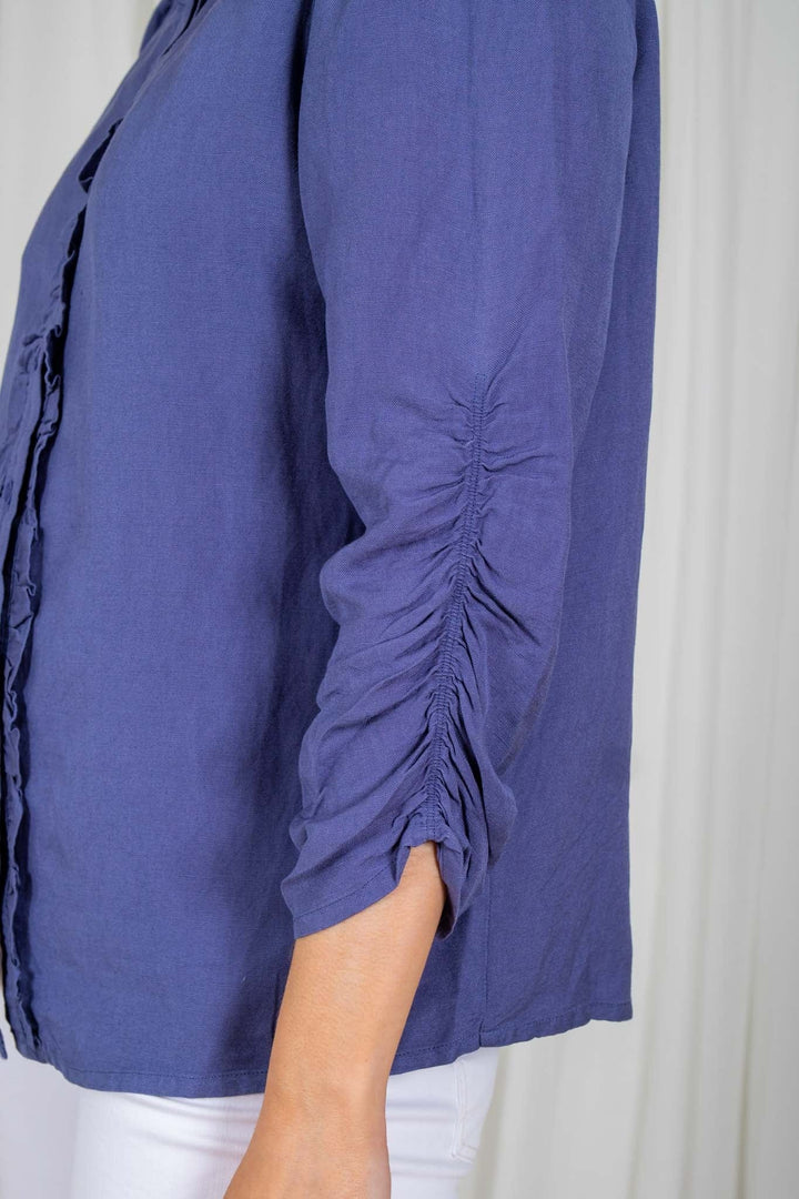 Shaded Blue Blouse | Skjorter og bluser | Smuk - Dameklær på nett