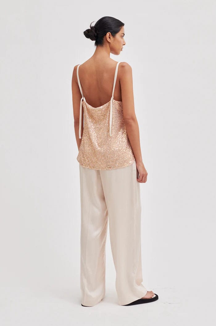 Shine On Sliptop Ivory Cream | Topper | Smuk - Dameklær på nett
