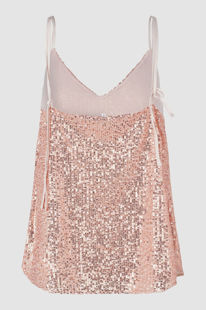 Shine On Sliptop Ivory Cream | Topper | Smuk - Dameklær på nett