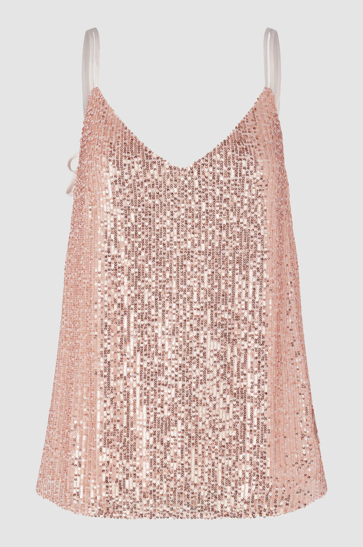Shine On Sliptop Ivory Cream | Topper | Smuk - Dameklær på nett