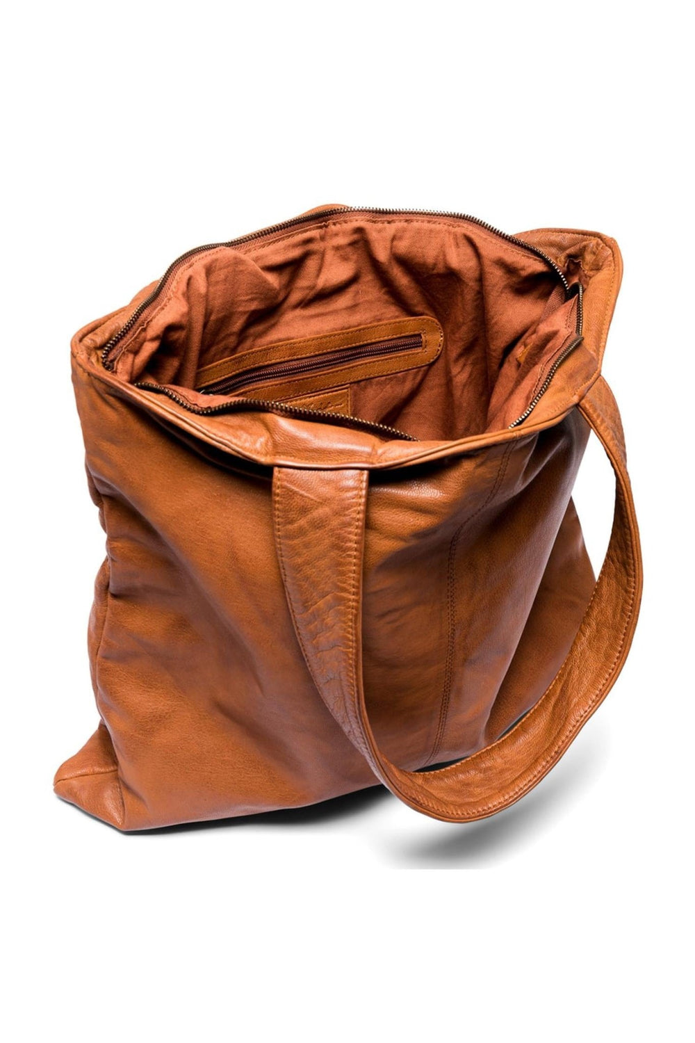 Shopper Vintage Cognac | Accessories | Smuk - Dameklær på nett