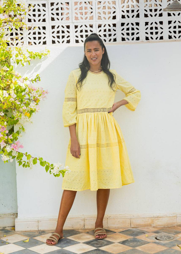 Siesta Dress Lemon | Kjoler | Smuk - Dameklær på nett