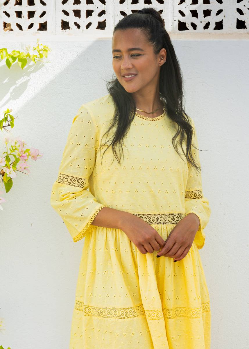 Siesta Dress Lemon | Kjoler | Smuk - Dameklær på nett