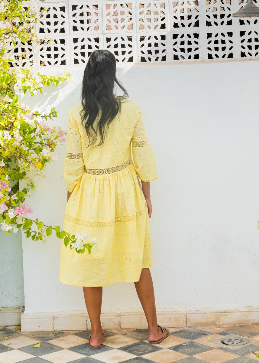 Siesta Dress Lemon | Kjoler | Smuk - Dameklær på nett