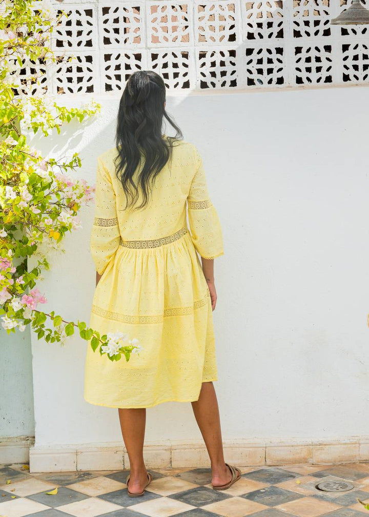 Siesta Dress Lemon | Kjoler | Smuk - Dameklær på nett