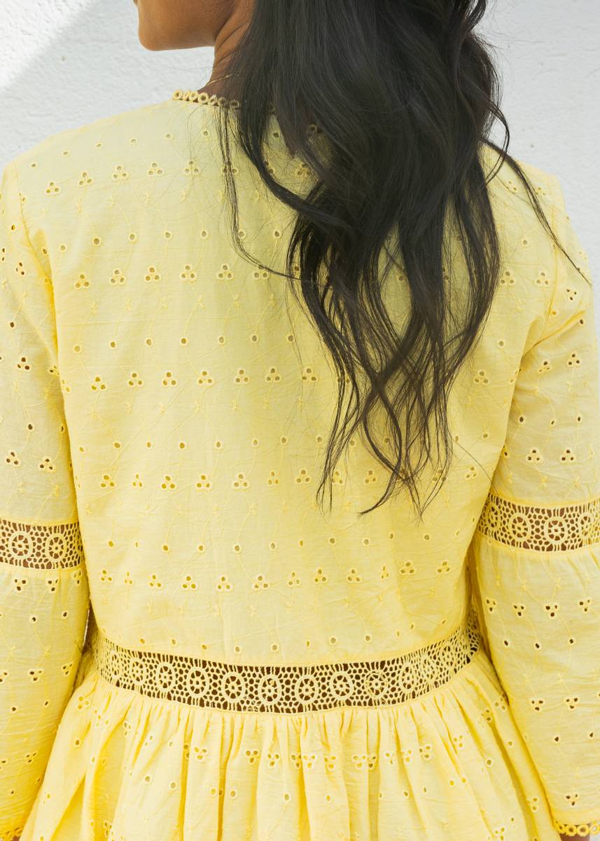 Siesta Dress Lemon | Kjoler | Smuk - Dameklær på nett
