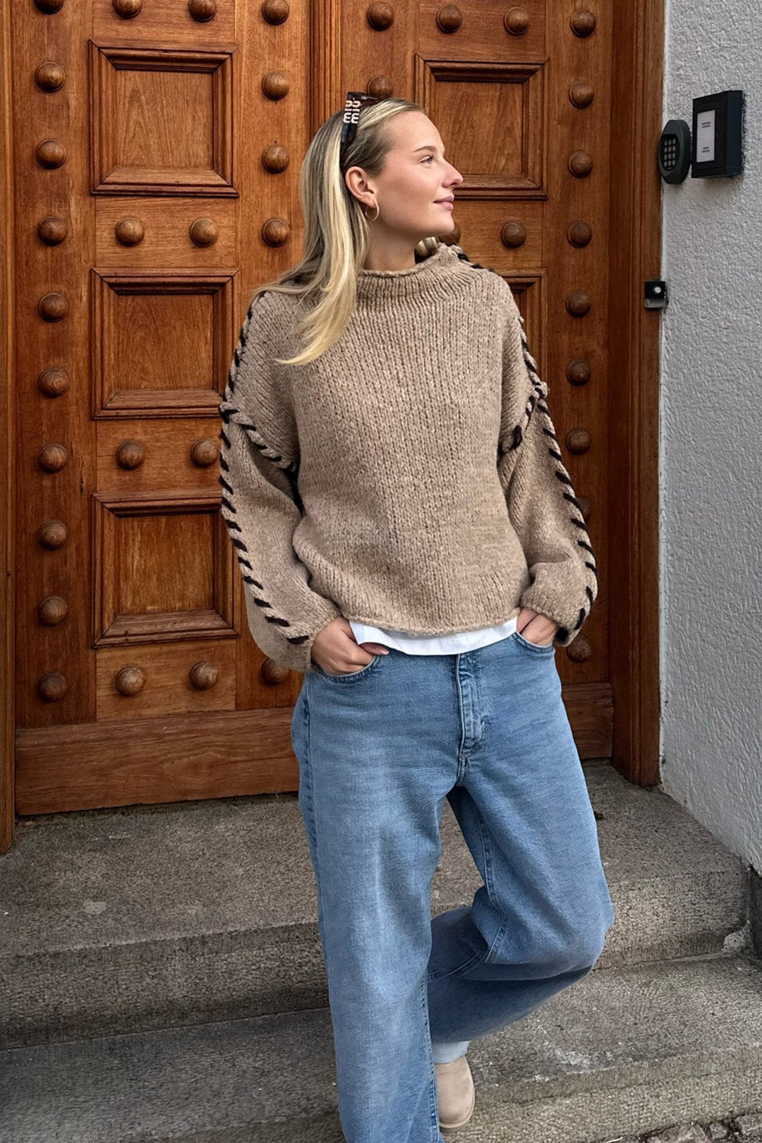 Siljeic Sweater Beige | Genser | Smuk - Dameklær på nett