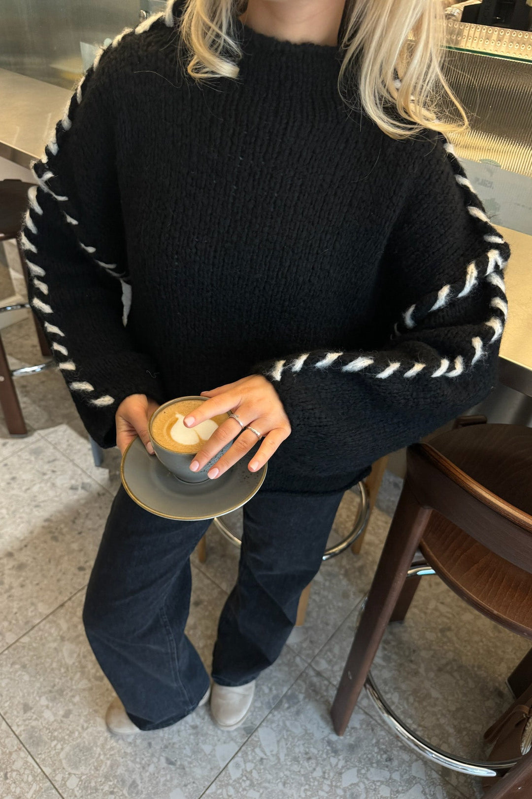 Siljeic Sweater Black | Genser | Smuk - Dameklær på nett
