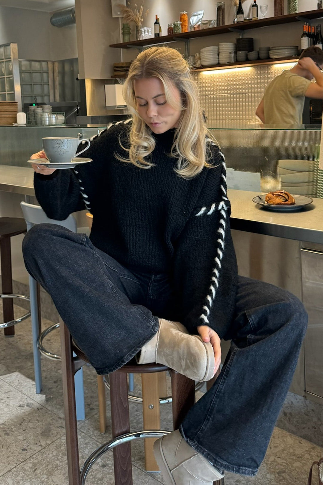 Siljeic Sweater Black | Genser | Smuk - Dameklær på nett