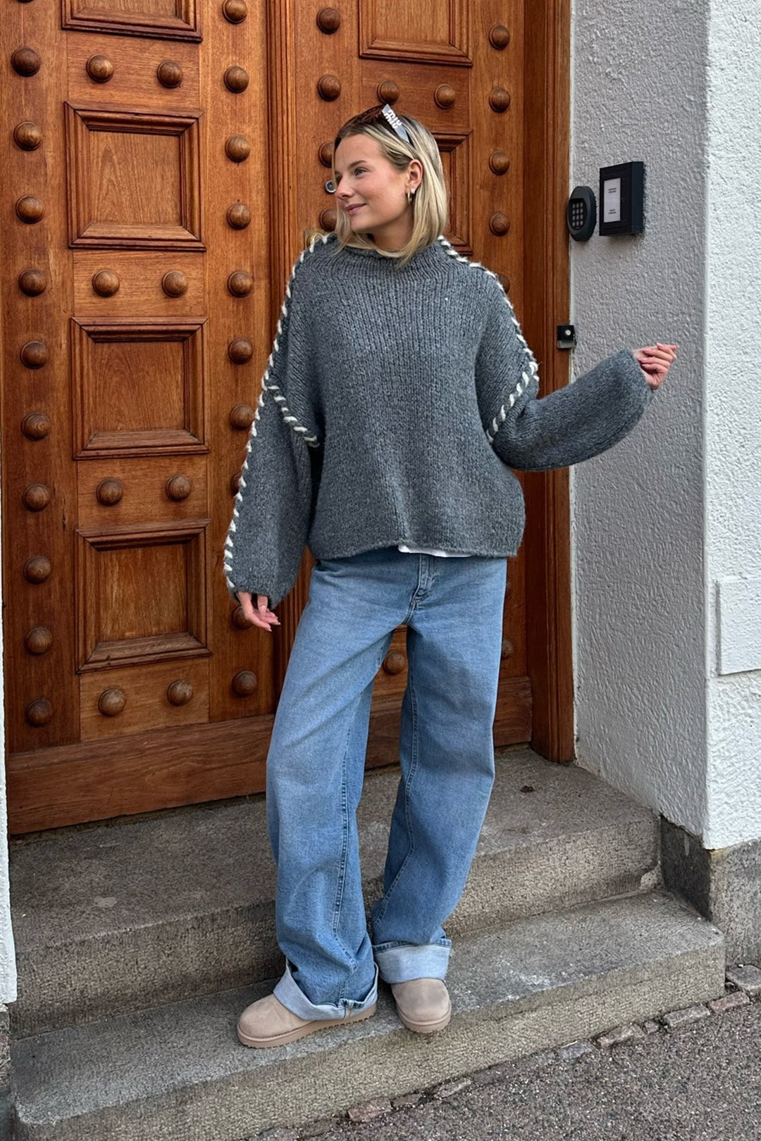 Siljeic Sweater Grey | Genser | Smuk - Dameklær på nett