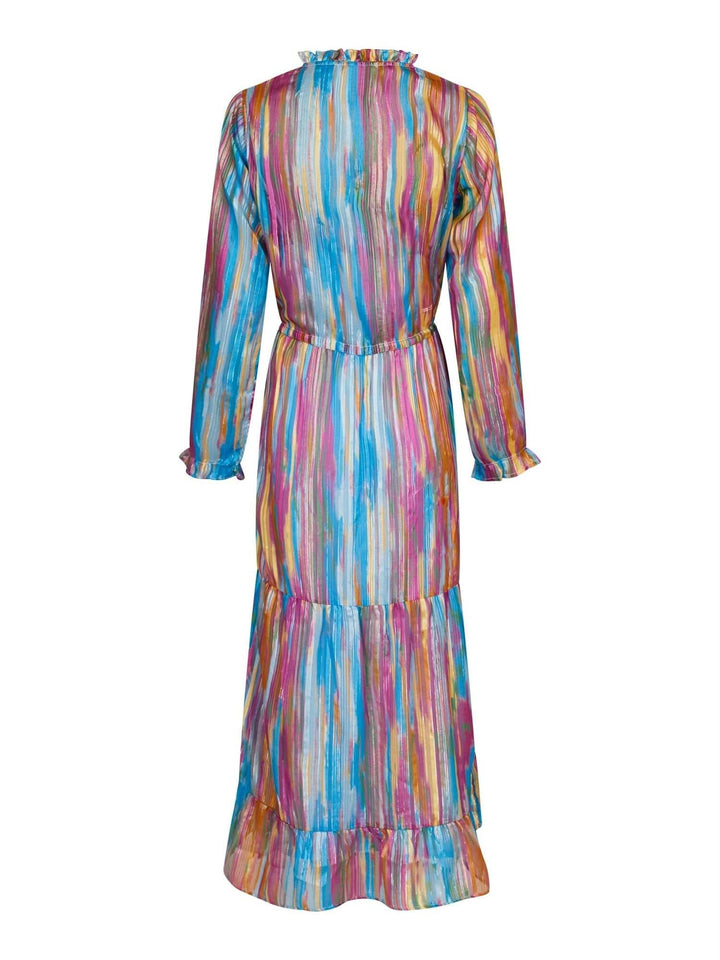 Silo Blurred Stripe Dress Pink | Kjoler | Smuk - Dameklær på nett