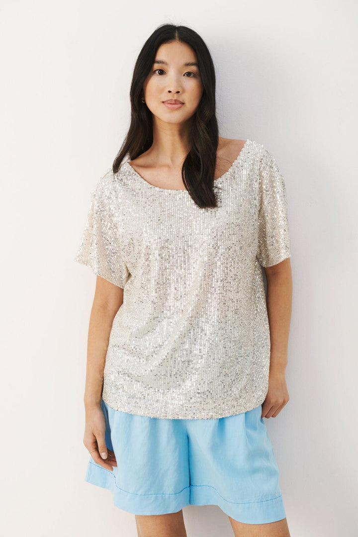 Silver Ankapw T-Shirt | Topper | Smuk - Dameklær på nett