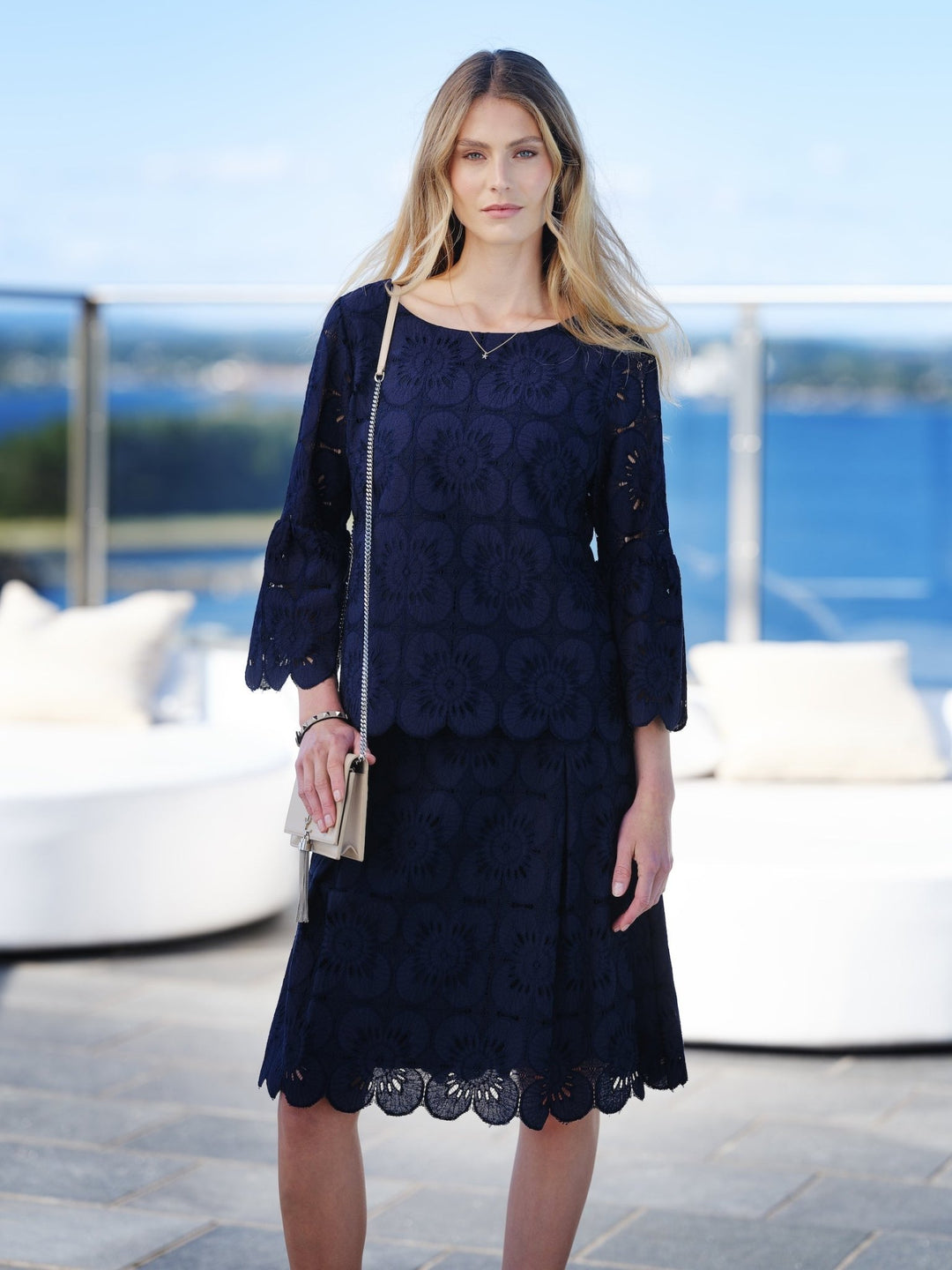 Siv Skirt Navy | Skjørt | Smuk - Dameklær på nett