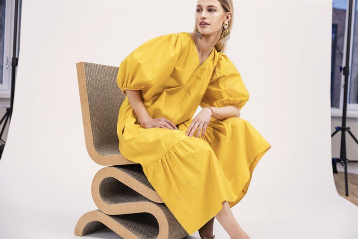 Skagen Vanessa Dress Yellow | Kjoler | Smuk - Dameklær på nett