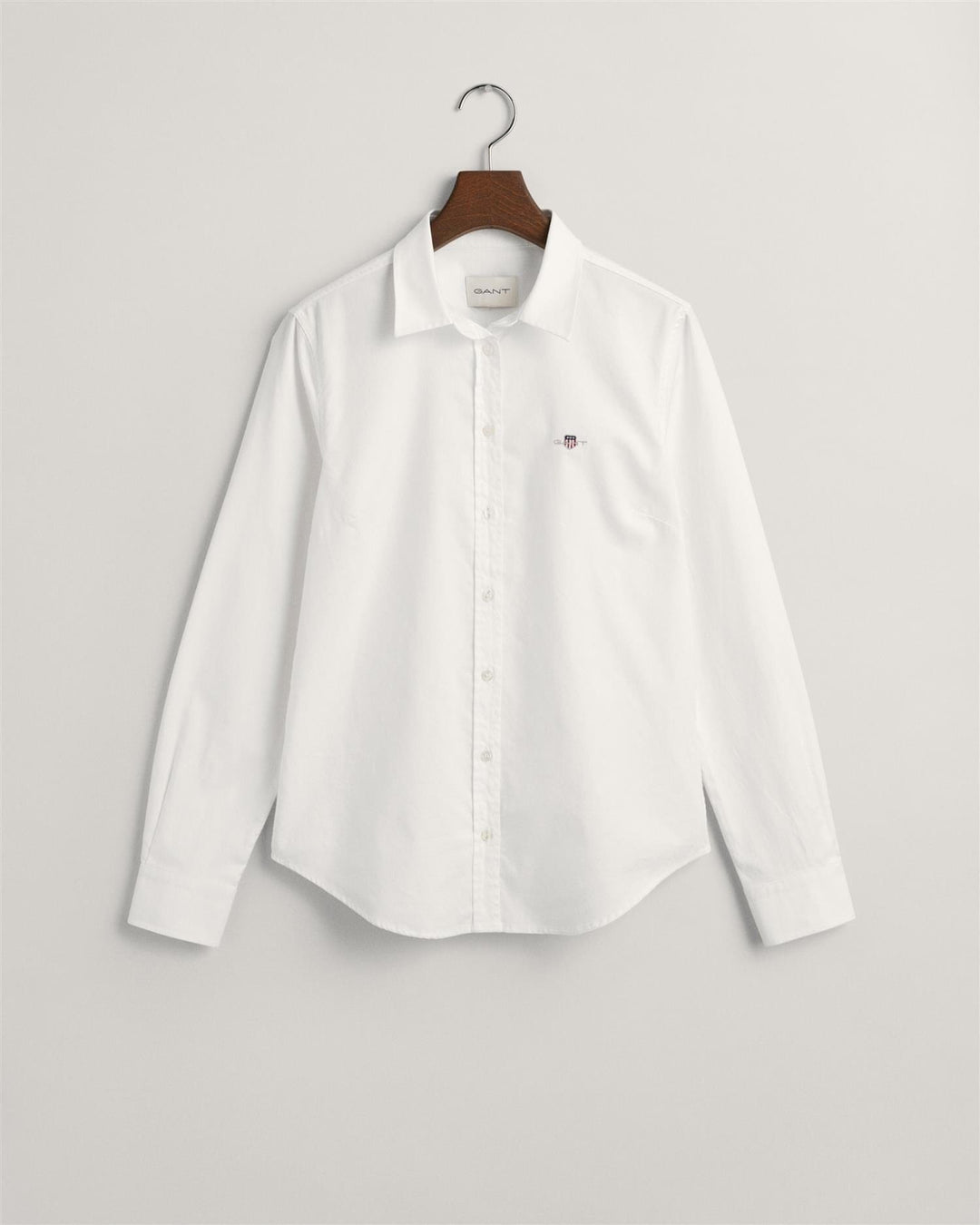 Slim Fit Stretch Oxford Shirt White | Skjorter og bluser | Smuk - Dameklær på nett