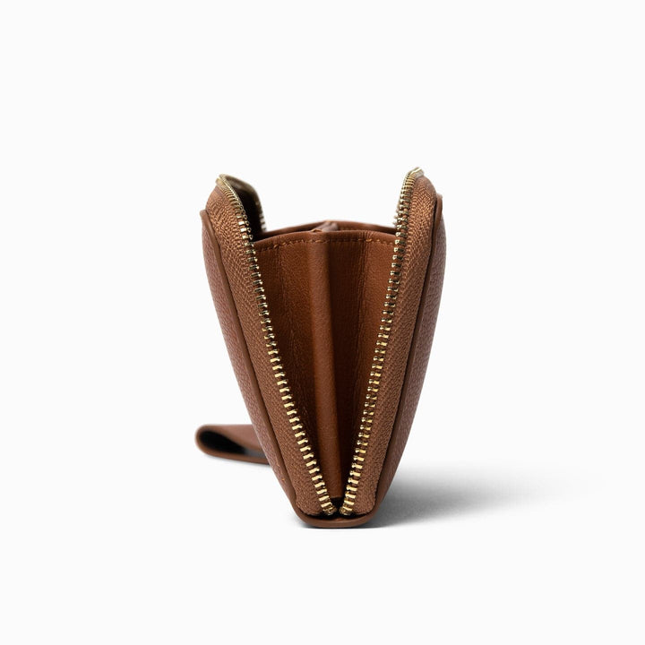 Small Zip Wallet Cognac | Accessories | Smuk - Dameklær på nett