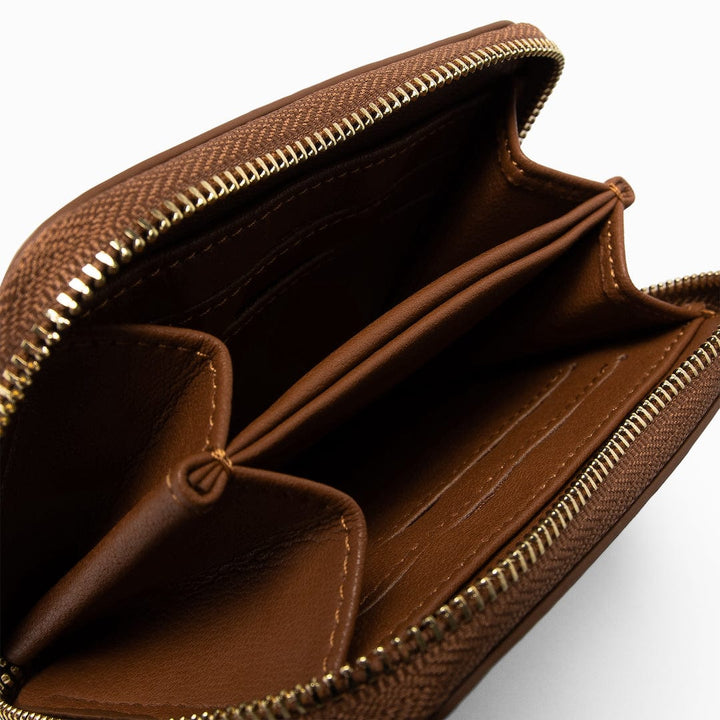 Small Zip Wallet Cognac | Accessories | Smuk - Dameklær på nett
