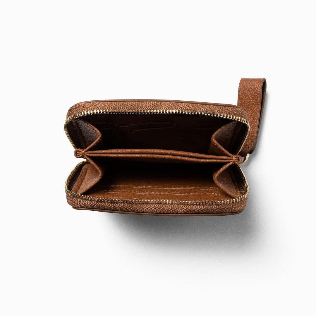 Small Zip Wallet Cognac | Accessories | Smuk - Dameklær på nett