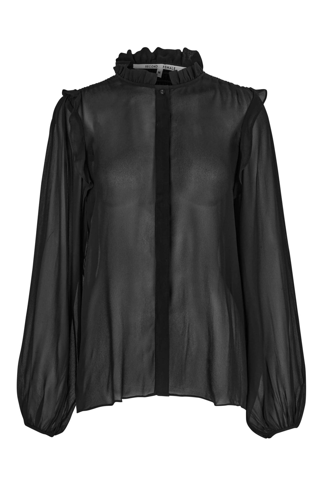 Solmirta Shirt Black | Skjorter og bluser | Smuk - Dameklær på nett