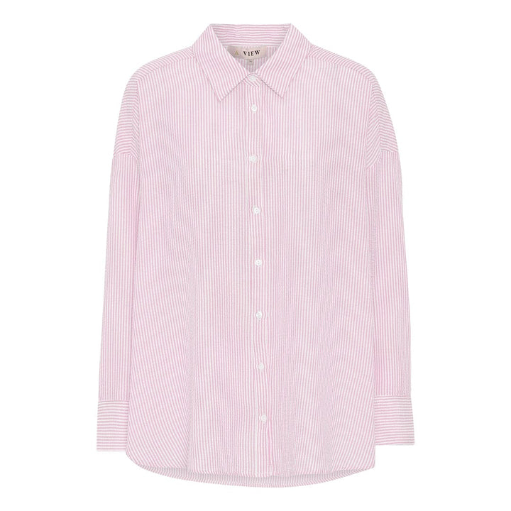 Sonja Shirt Pink/white | Skjorter og bluser | Smuk - Dameklær på nett
